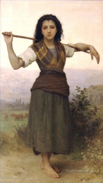  stour - Pastourelle Realism William Adolphe Bouguereau